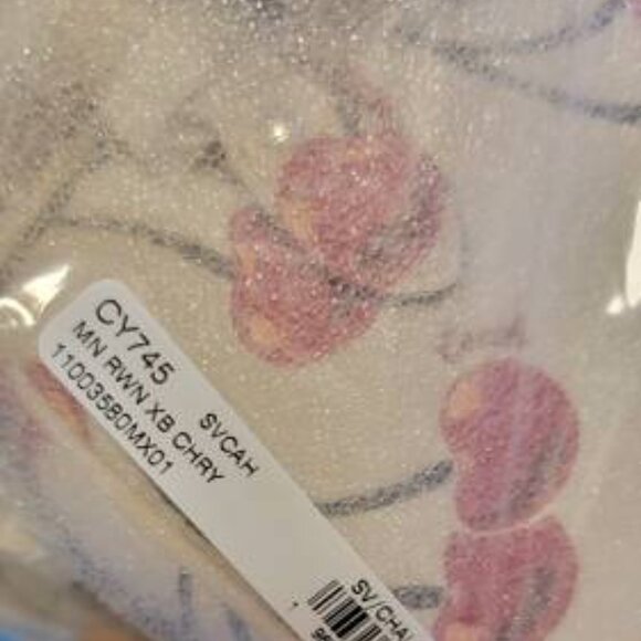 New Coach MINI White and Red Satchel/Crossbody Bag with Cherry Print - Picture 6 of 9